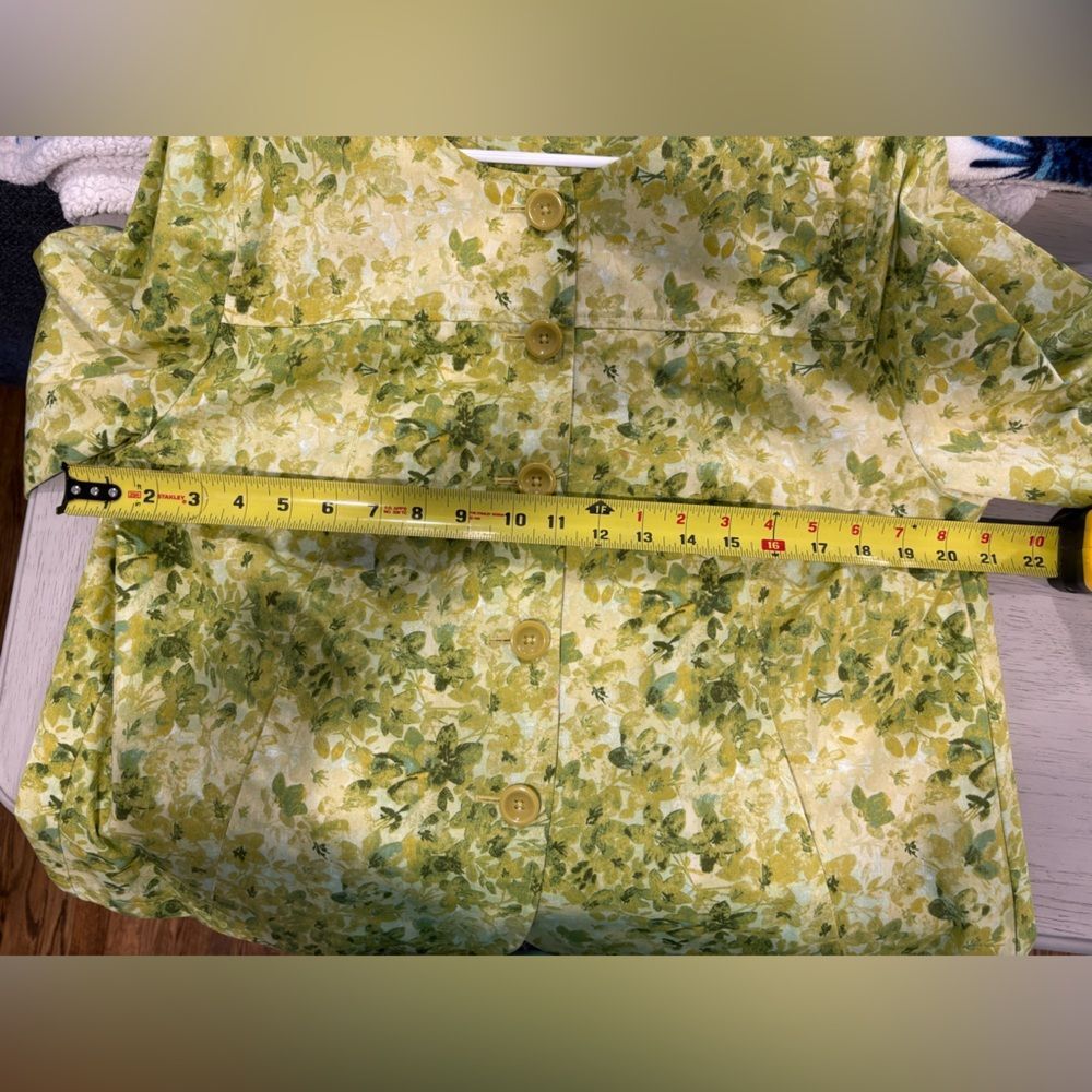Coldwater Creek Floral Multi Green Jacket - Picture 10 of 14